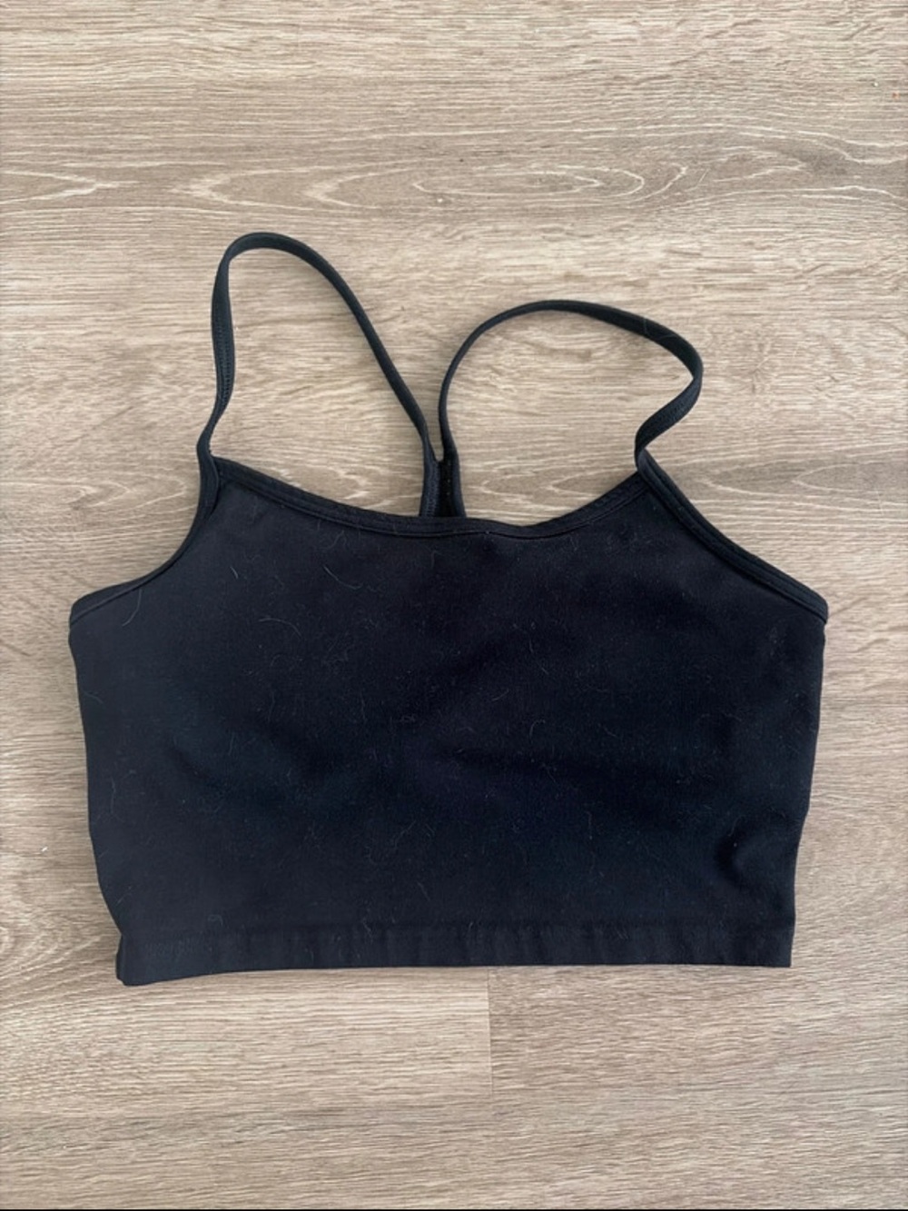 Aerie Black Women's Cropped Cami Tank Top